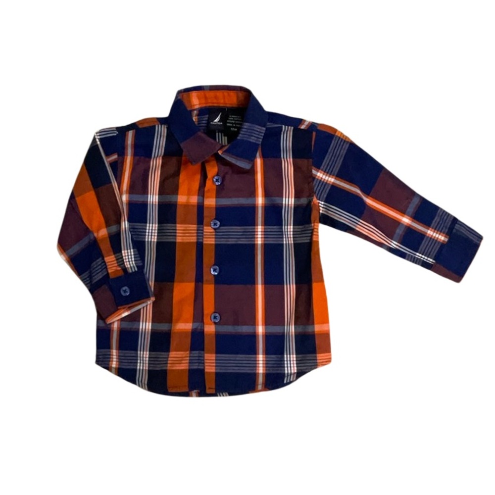 Nautica Button Down Shirt, 12 mos